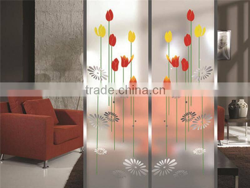 Top quality interior frosted art doors glass