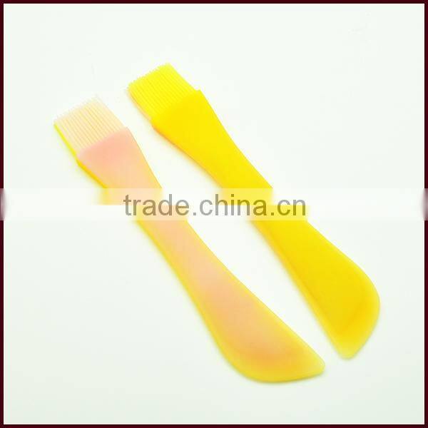 Personalized silicone double brush and spatula set for baking tools