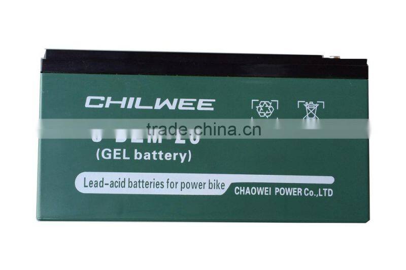 Maintenance Free (MF) Battery for bicycle, 16V 20Ah
