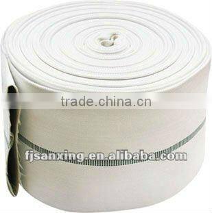 150mm 240PSI rubber fire hose,Cotton Jacket Fire Hose