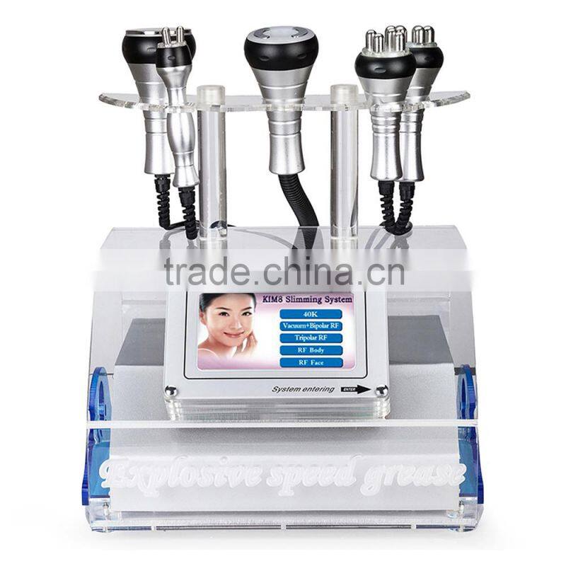 BM807 multihandpieces vacuum cavitation rf system slimming beauty equipment