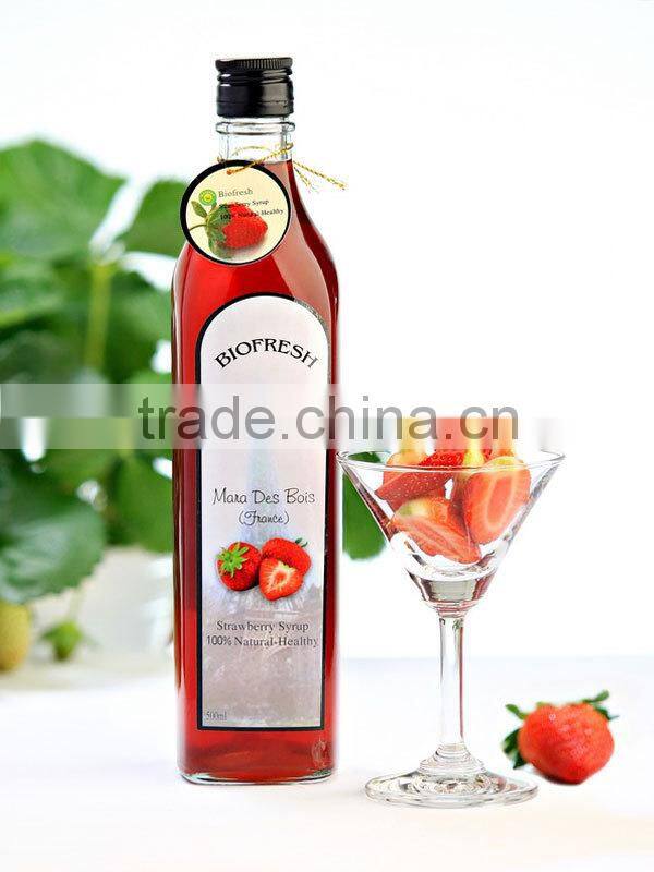 VIETNAM 100% NATURAL-HEALTHY STRAWBERRY SIRUP 500ML FMCG products