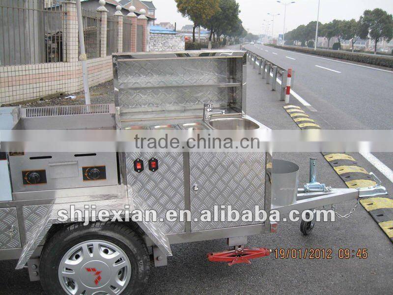 JX-HS200A CE & ISO Approval Practical Outdoor Mobile hot dog Vending Van