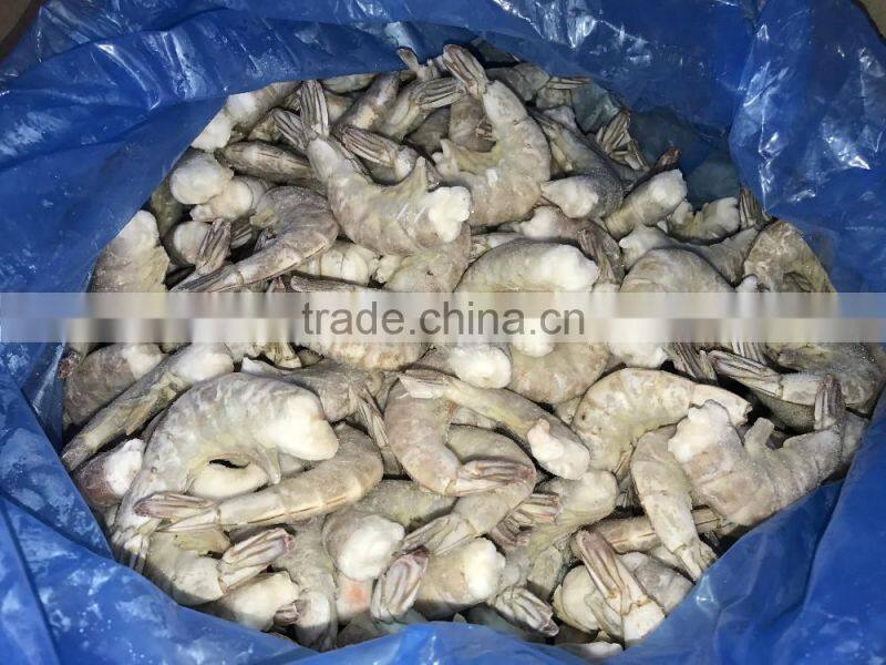 Frozen vannamei white shrimp hlso BQF seafood