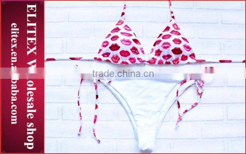 Wholesale Sexy Blue Seamless Brazilian Waterproof Women Swimsuit 2017