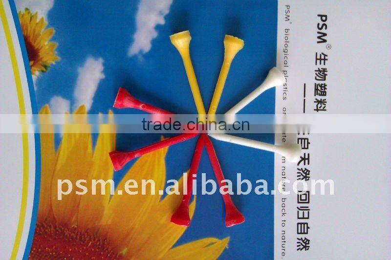 specialized golf tees made from cornstarch