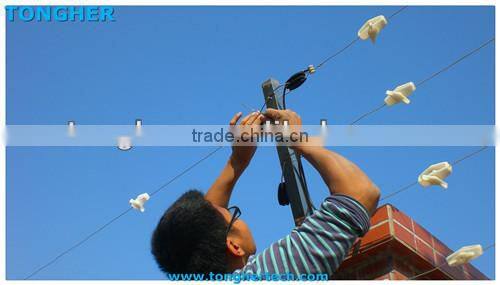 High quality double galvanization iron steel metal pole for electric fence system