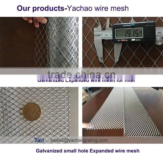 Strong tolerance small hole 10mmx7mm expanded metal mesh