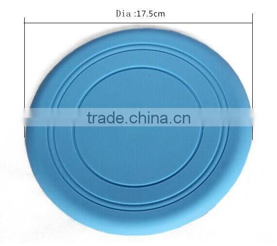2017 hot selling silicone Flying Disc dog frisbee