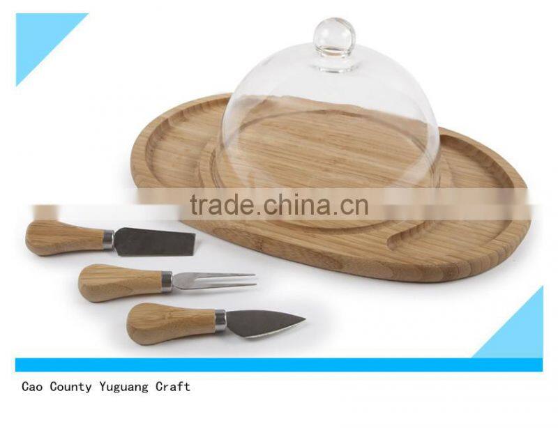 high quality natural healthy wooden food plate,wooden tray
