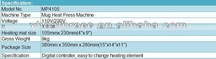 High Quality cheap Portable Mug Heat Press, Mug Printing Machine