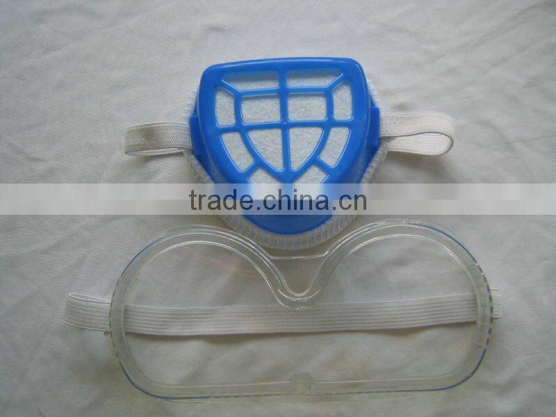 2pcs safety goggle and filter mask set