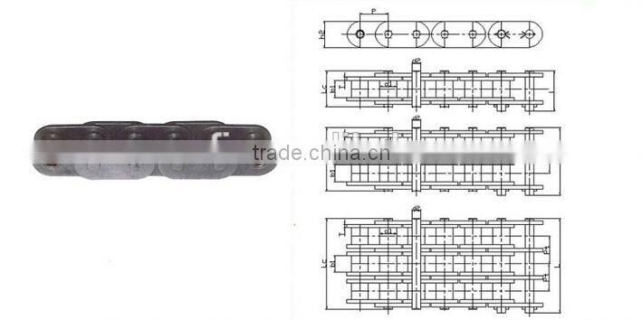 32A heavy duty industrial roller link chains conveyor chain for high performance
