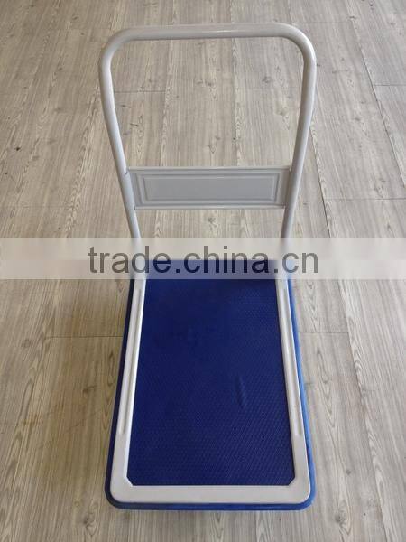 Foldable Industrial Rolling Warehouse Logistics Trolley With 4 Wheel