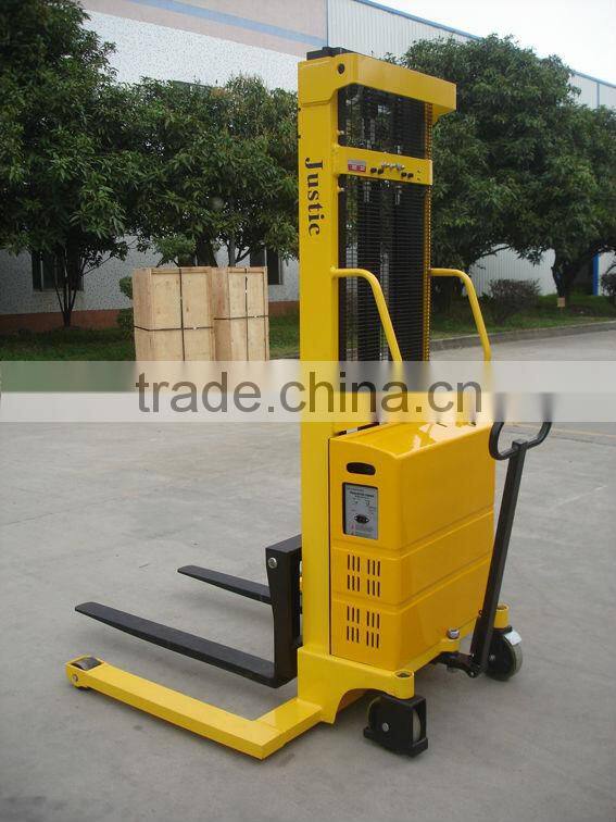 1.5 ton 3meter YELLOW VH-ES semi electric stacker truck
