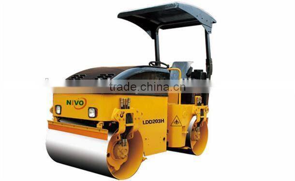 3 ton Hydraulic Vibratory Road Roller LDD203H Construction Machinery Compactor For Sale