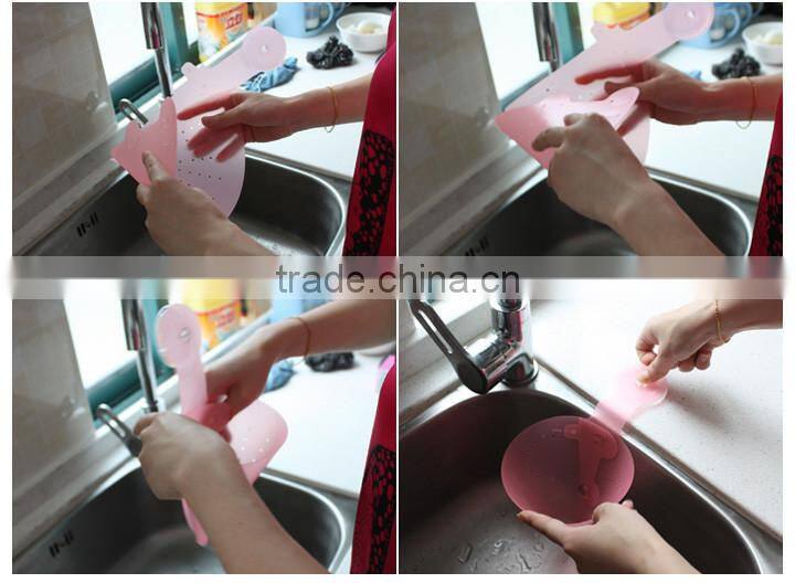 triangle shaped kitchen sink strainer basket/draining basket