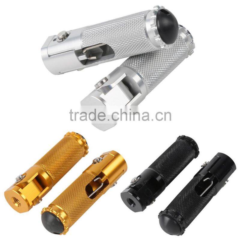 CNC Universal Folding Foot peg Footpeg Rearset For KAWASAKI ZX6R ZX10R S1000RR