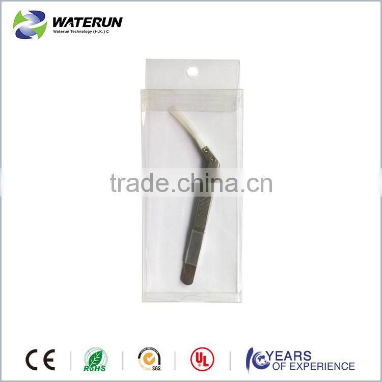 72L Mz Curved Handle Ceramic Tweezers 1000 Degrees Centigrade Heat Resistance
