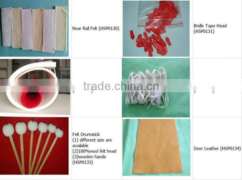 china suppliers piano triangle felt belt