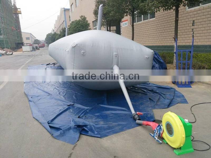 foldable big pvc tarpaulin liquid water tank, inflatable water tank