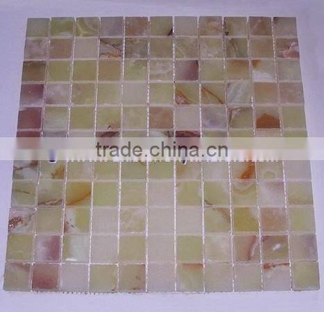 Excellent quality LIGHT GREEN ONYX MOSAIC TILES COLLECTIONS
