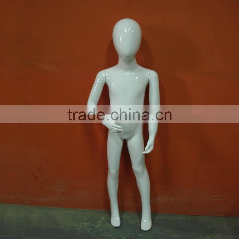 Fiberglass Gloss White Baby Mannequin For Sale