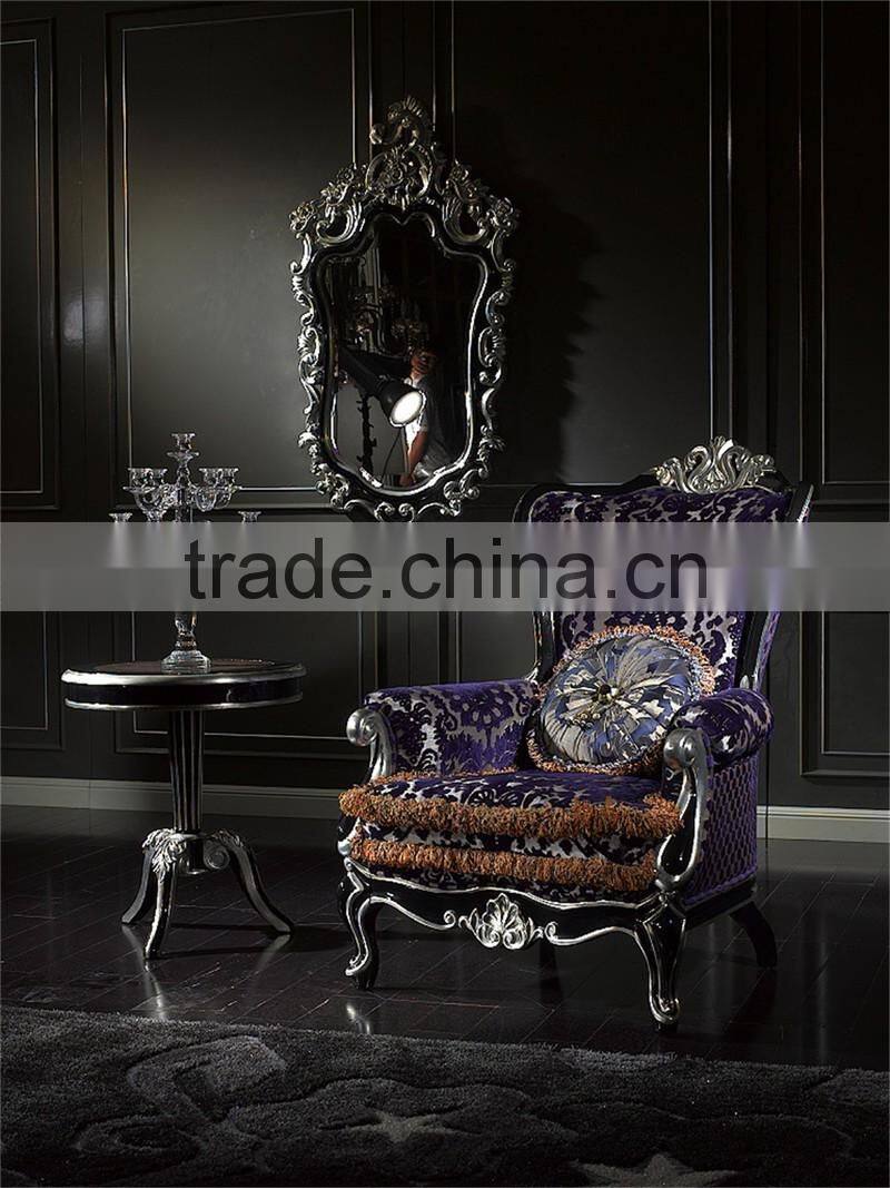 Elegant Luxury Refined Chair Set, Simple and Diverse Style Purple Leisure Chair and Table Set
