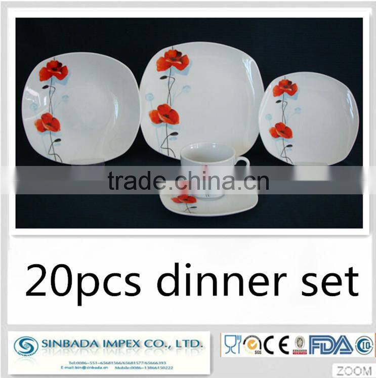 with 10 years export experience 20pcs dinner set,dinner set dinnerware