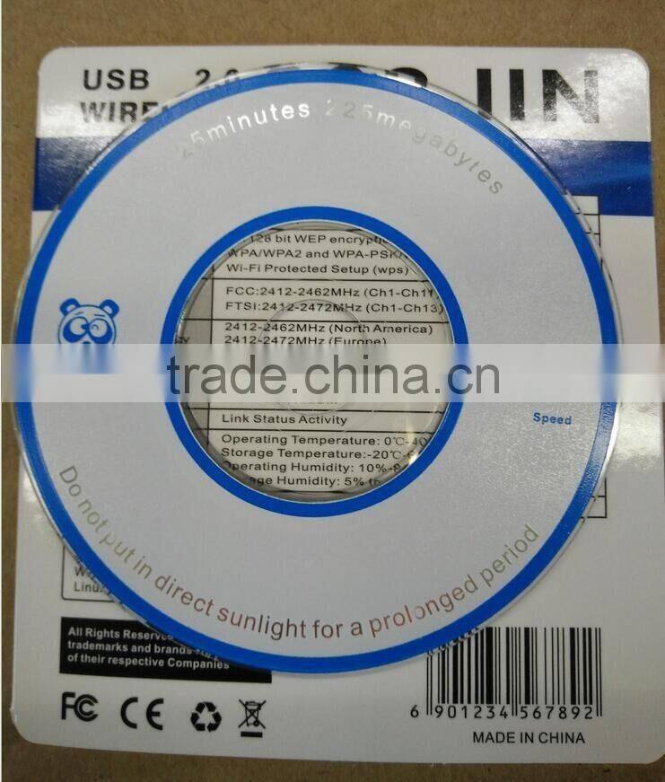 Factory Direct Cheap Price USB Mini Wireless 150M LAN Adapter USB 2.0 Wireless 802.11N Driver