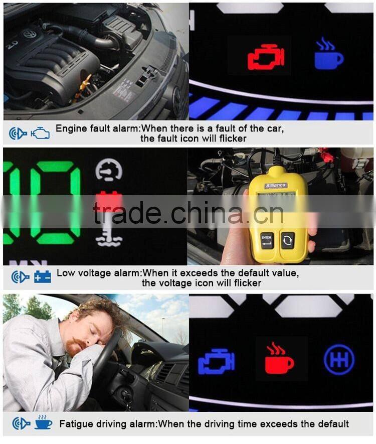 New Wholesale OBD HD Colorful Big Screen Display Universal Head Up Display For Car Cheap Price