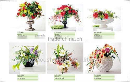 SJ Round fiberglass flower pots