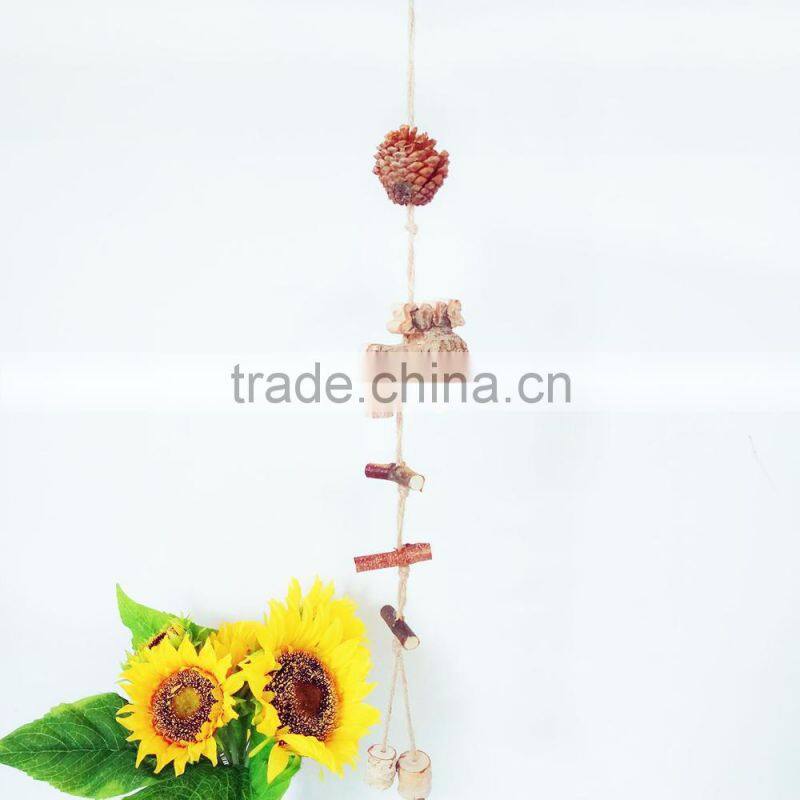 Pastoral style decorative wooden aeolian bells