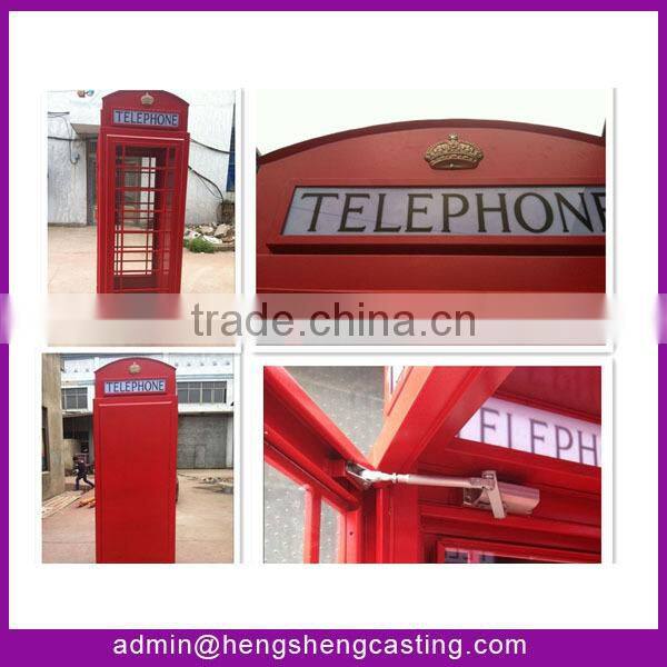 Europe style london telephone booth for sale / telephone booth decoration HS-B-13