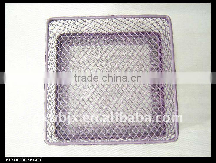 Pink/Purple square wire storage wedding gifts souvenirs