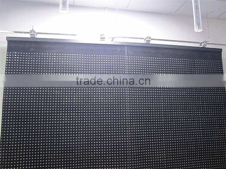 Crutain wall Indoor large video screen flexible led curtain display