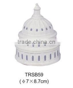 PU stress white house/white palace stress reliever/foam squeeze soft toy
