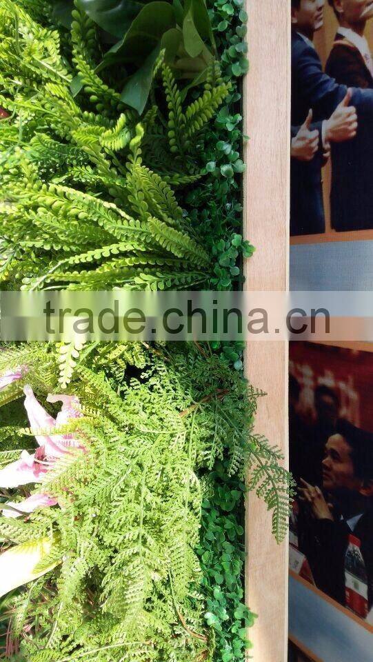 Made in China grass flower wall artificial plants wall for garden and interior decoration