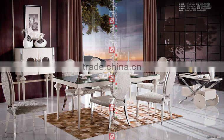 furniture table dining, table bases for glass dining tops, imported glass dining table LV-A808