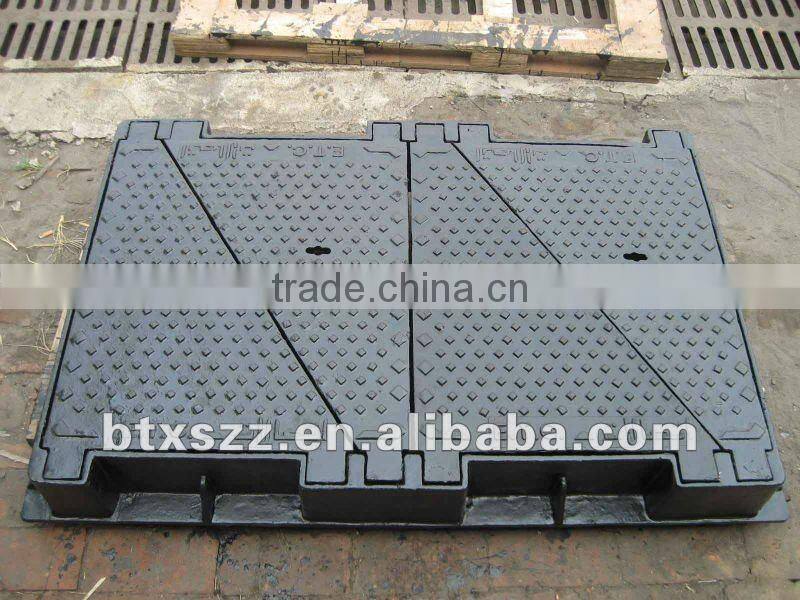 high quality telecom chamber casting iron manhole cover