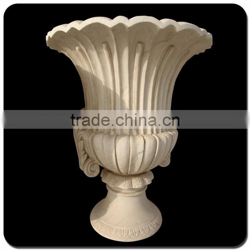 Garden decorative stone pot marble flower pots