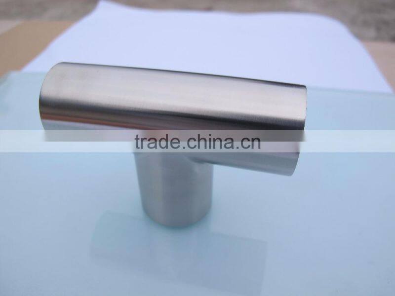 Stainless steel hose pipe connectors, three way handrail connector