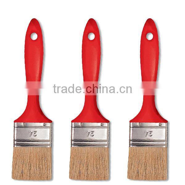 Red Plastic Handle White Mixer Bristle Mighty Brush Paint Brush