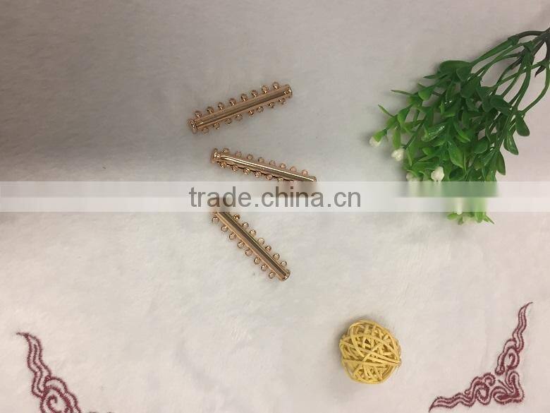 8 rows 45 mm alloy jewellery findings wholesale for necklace