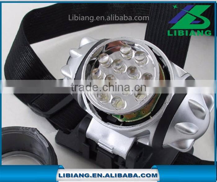 High power led headlamp using dry battery