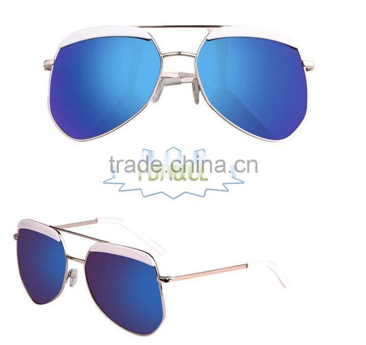 FREE sample fashion women sunglasses, new design mirrored sunglasses 2015, FDA&CE