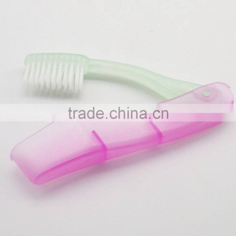 Up Foldable Toothbrush Travel Camping Hiking Outdoor Portable Compact Mini