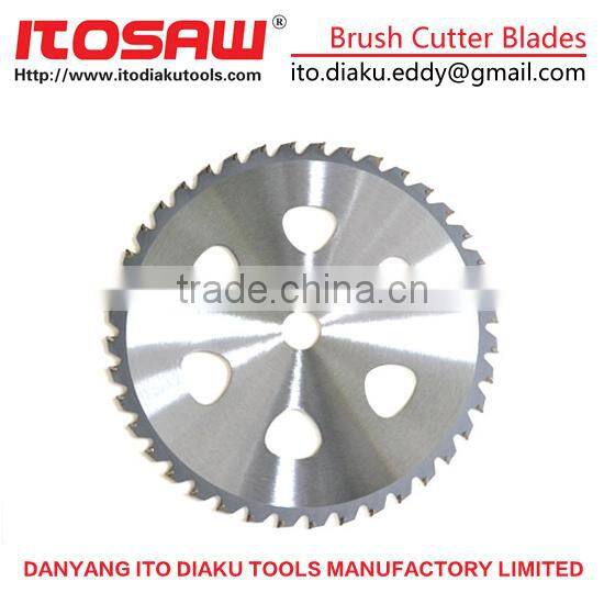 TCT brush cutter blade normally grass saw blade, grass trimmer blade