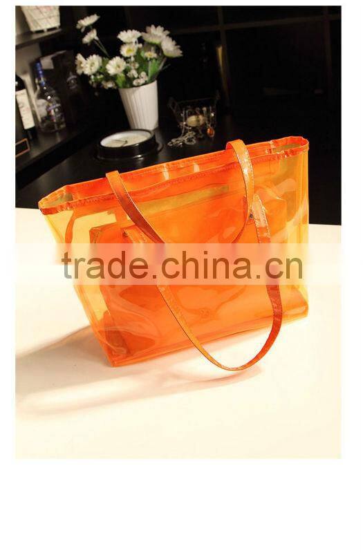 Colorful PVC Handbag Ladies Bag