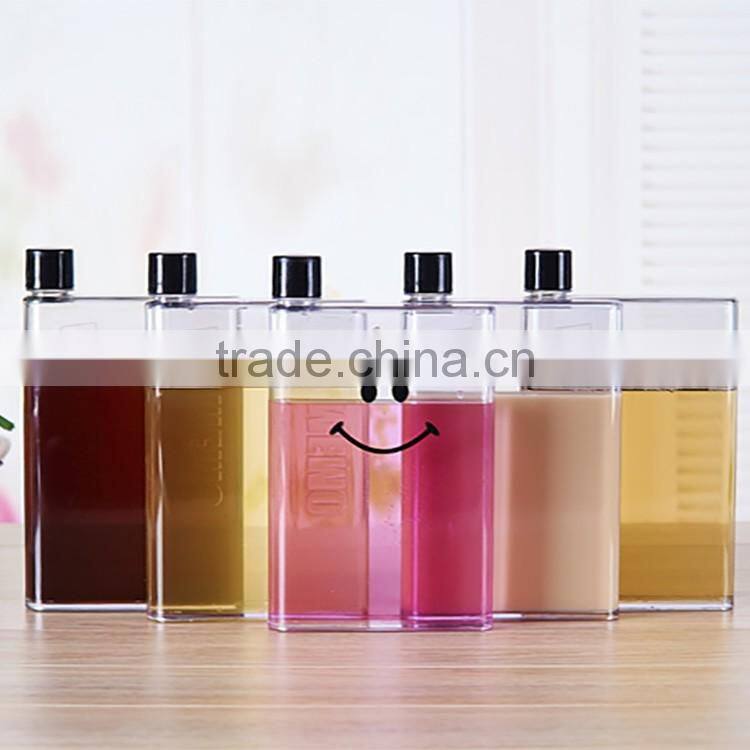 2017 customized bpa free plastic customized bottles sport glass
